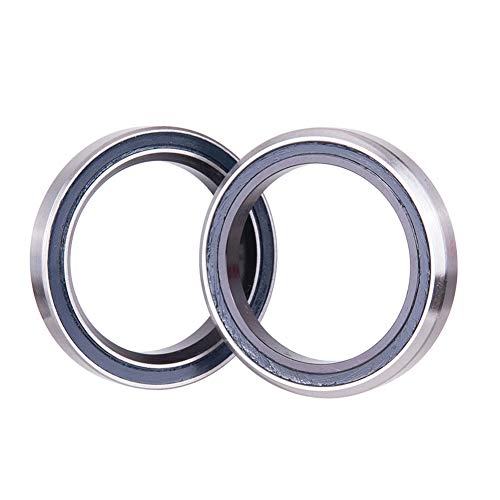 QOONESTL Black Mountain Bike Headset 44mm 1-1/8" Semi-Integrated Aluminium