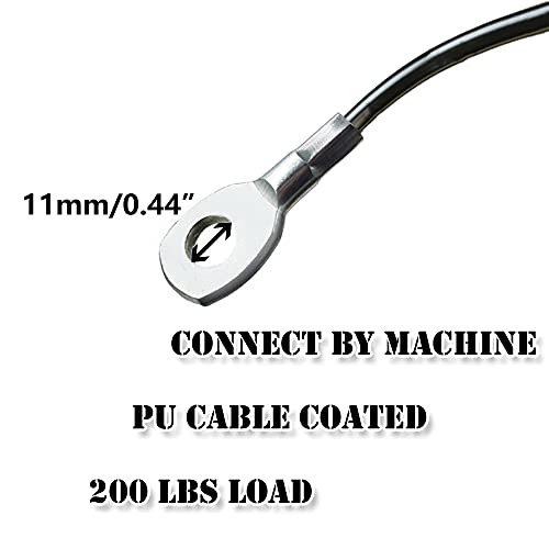 J Bryant 118in Heavy Duty Steel Wire Rope for Gym Pulley Replacement - Type-B 5mm