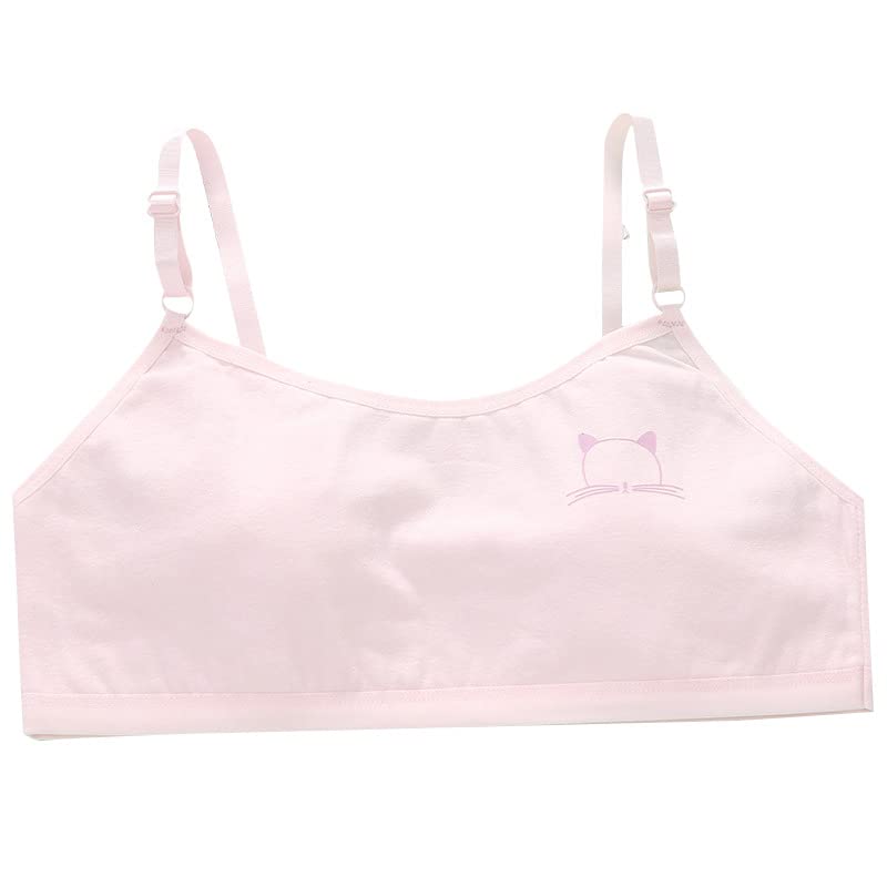 Herepai Cotton Training Bras for Girls 10-12 Years Seamless Cami 8 Pack