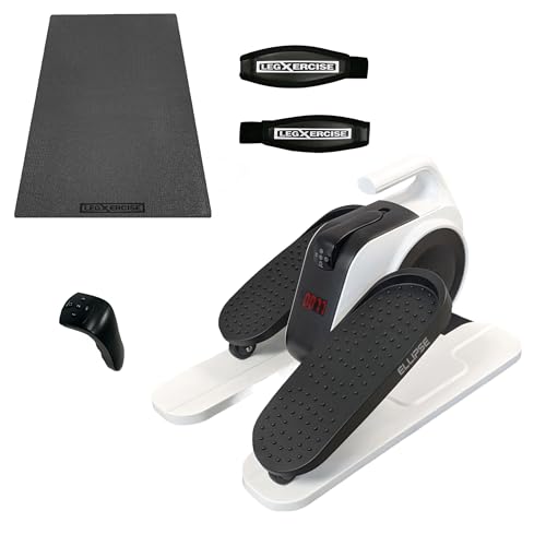 Motorized Leg Exerciser with Non-Slip Mat & Foot Straps