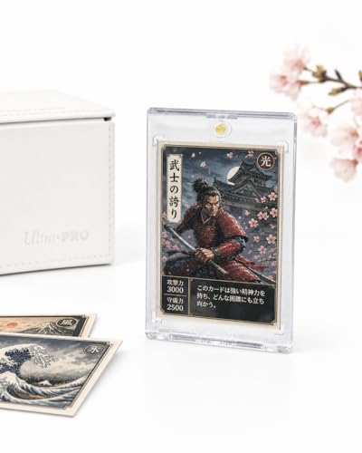 Magnetic Trading Card Holder - 55pt UV Protection Case for Thick Cards