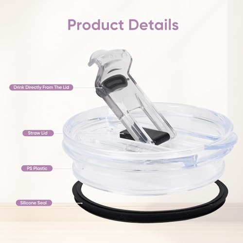Leak Proof Replacement Lid for Reduce 50 oz & 40 oz Tumblers - BPA-Free