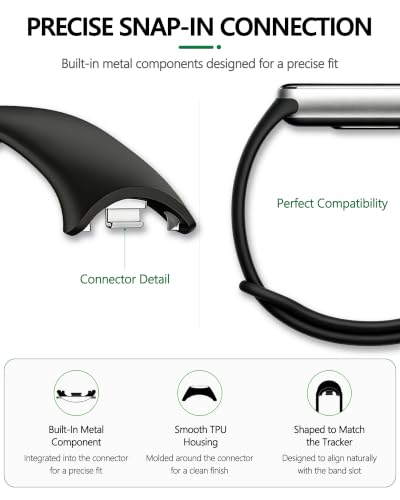 Replacement Straps for Xiaomi Smart Band 10/9/8 - 3-Pack TPU (Black, Dark Grey, Navy Blue)