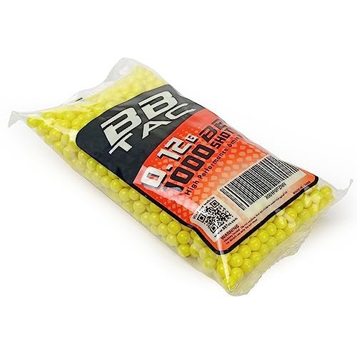 6mm 0.12g Airsoft BBs - 1000 Count Assorted Colors