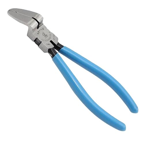 Diagonal Cutting Pliers Wire Flush Cutters Car Push Retainer Rivet Trim Clip Pry Puller Clips Panel Assortments Puller Auto Body Tools (Light Blue)