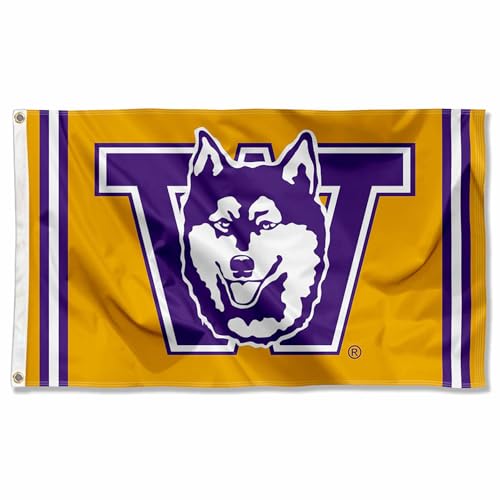 Washington Huskies College Banner Flag 3x5 Vintage Retro University Flag