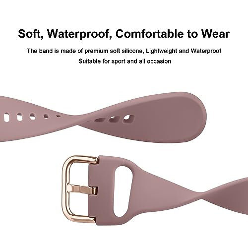 20mm Quick Release Soft Silicone Replacement Strap - Smoke Violet / Large