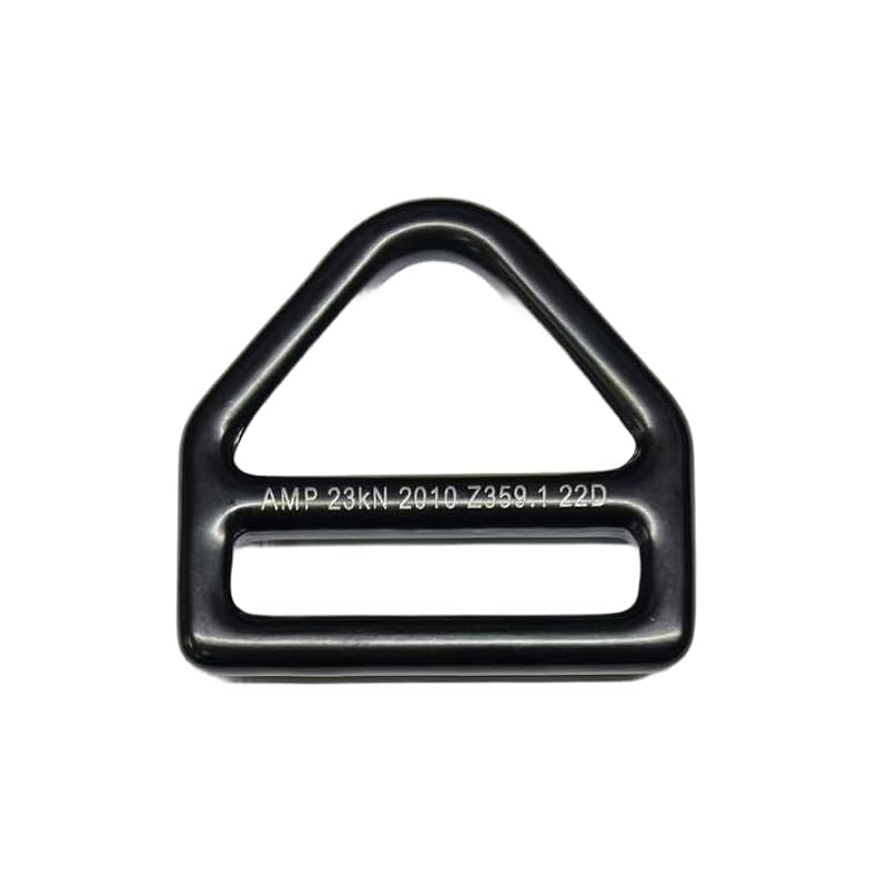 Fusion Climb Black Triangle D-Ring 23kN Load Capacity Fall Protection Equipment