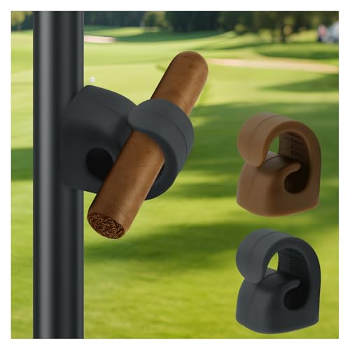 Magnetic Cigar Holder for Golf Cart - Adjustable Silicone Design