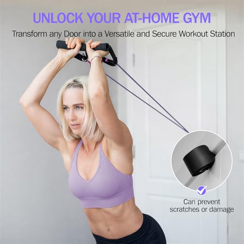 Heavy-Duty Resistance Band Door Anchor - Purple 1 Pack