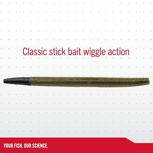 Berkley PowerBait MaxScent Soft Plastic Stick Worm - Coppertreuse, 5.25" (8 Count)