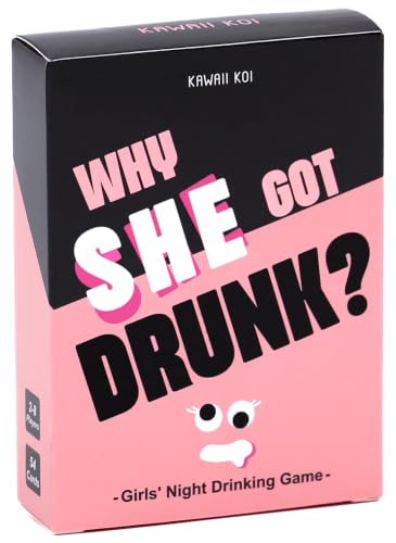 KAWAII KOI Girls Night Drinking Card Game for Bachelorette & Party Fun