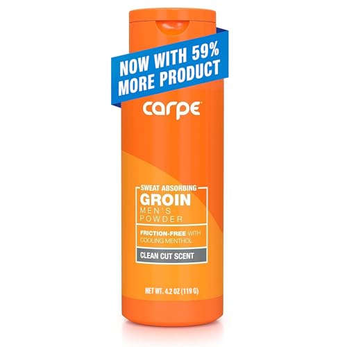 Sweat-Absorbing Groin Powder for Men - Anti-Chafing, Talc-Free