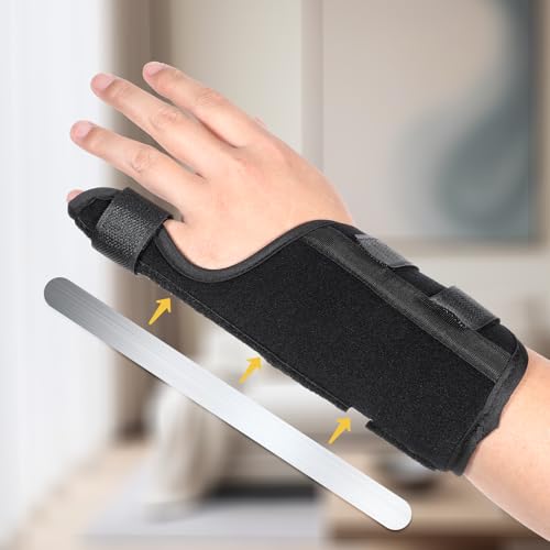 COMNICO Pinky Finger Splint S Small - Adjustable Pinky & Little Finger Brace, Left & Right Hand