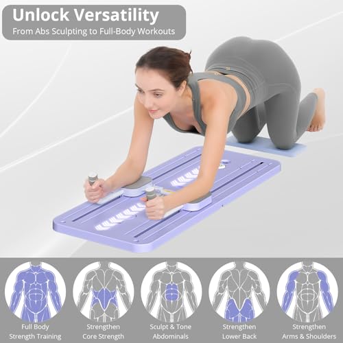 Multi-Purpose Foldable Pilates Board - 5 in 1 Home Fitness Equipment