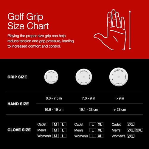 Tour Velvet 360 Golf Grip - Black, Standard - 1-Pack