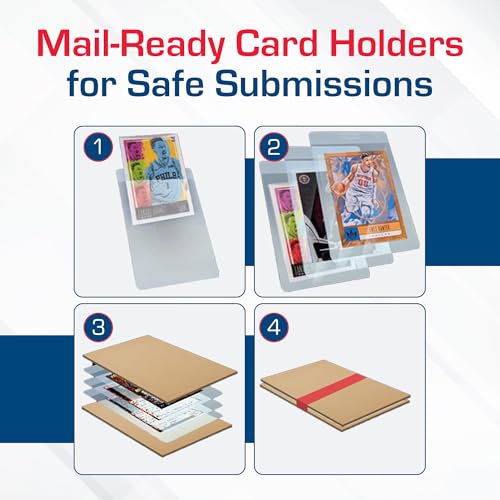 50 Pack BCW Semi-Rigid Card Holders for Standard Trading Cards Up to 35 PT Variation of THIS listing