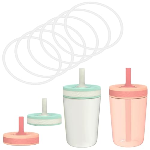 Silicone Gasket Replacement for Zak Designs 12 & 15 Oz Cups - 6 Pack