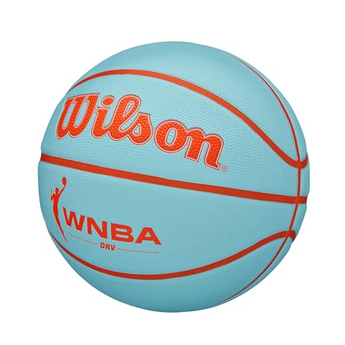 Wilson WNBA DRV Outdoor Basketball - Size 6 28.5", Deep Channels, All-Surface Cover