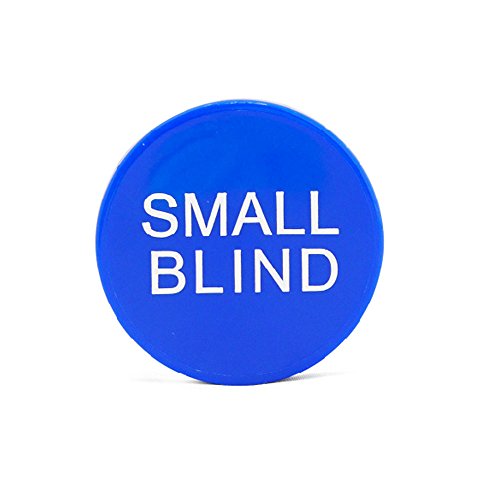 3-Piece Poker Dealer Button Set - Small Blind, Big Blind & Dealer