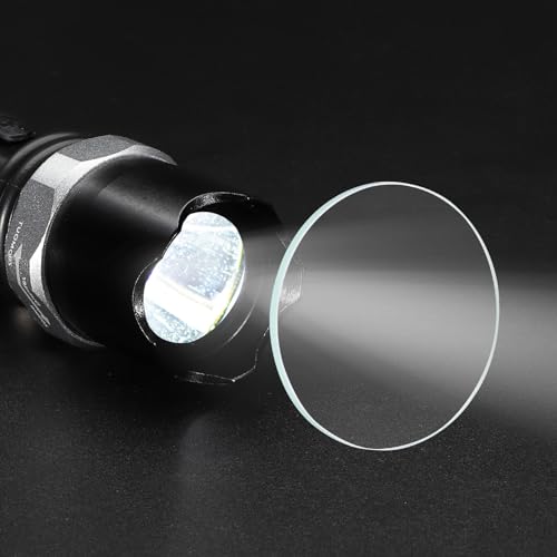 2" LED Glass Lens Replacement Set with Silicone Rings - 2 Pack