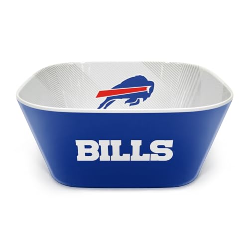 Buffalo Bills Large Party Bowl - 100% Melamine, BPA Free