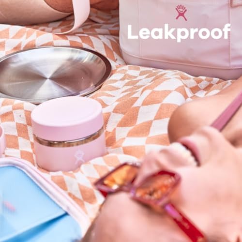 Hydro Flask 28 Oz Insulated Stainless Steel Food Jar - Leakproof Snack & Soup Container, Black