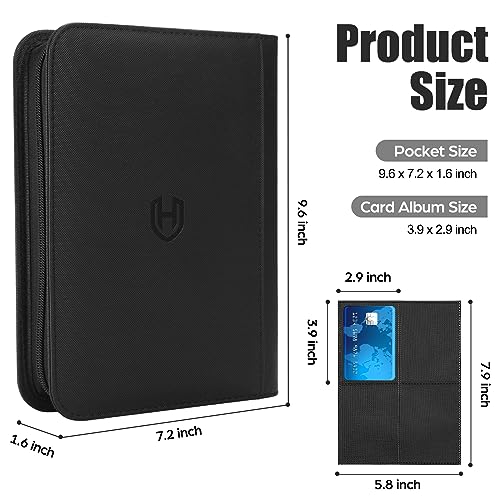288 Pocket Zipper Card Binder | Durable PU Cover for TCG & Sports Cards