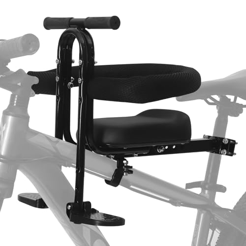 Front Mounted Kids Bike Seat with Foot Pedals - 2-5 Years