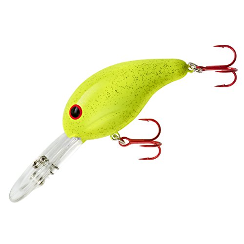 300 Crankbait Fishing Lure - 8-12 Feet, Chartreuse Sparkle