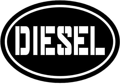 Diesel Vinyl Decal - 4.7 x 3.3 Inch Weatherproof Bumper Sticker
