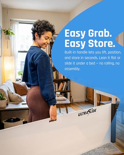 Slide Board for Cardio & Agility Training - 6 ft White