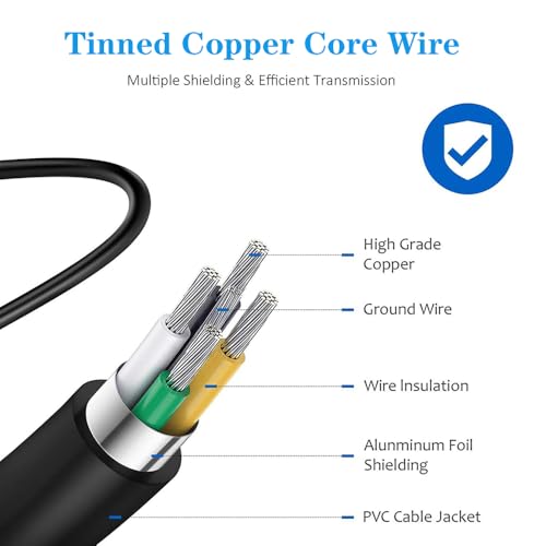 Magnetic Charging Cable for Hertz P1 & Prxxhri R11M Smart Ring - 2-Pack Black