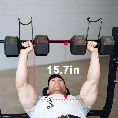 Dumbbell Spotter Hooks Pro 2.0 – 250 lb Load, Wrist Straps & Storage Bag