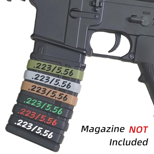 Magazine Marking Bands for .223/5.56 - 12 Pack - Black & White