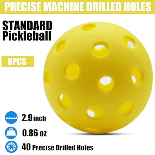 Outdoor Pickleball Balls - USAPA Approved 20 Pack - Multicolour