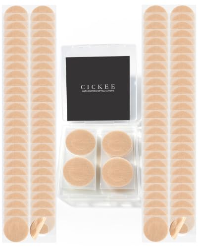 CICKEE Beige Running Nipple Covers 120 pcs Men Anti-Chafing Protection