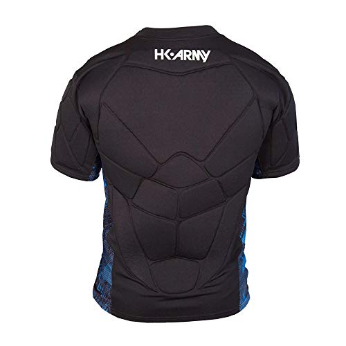 High-Impact Chest Protector for Paintball & Airsoft - Black, Size M/L