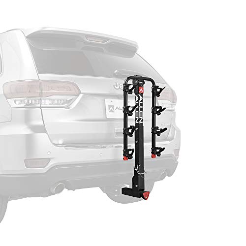 4-Bike Hitch Carrier for 2-Inch Receiver, Model 542QR, Black