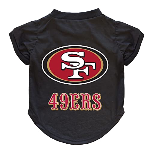 San Francisco 49ers Pet T-Shirt - Team Color, Small