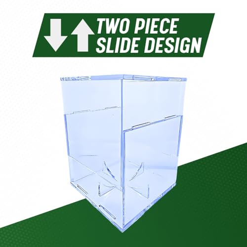 Acrylic Baseball Display Case - Clear Cube Storage for 1 Cube