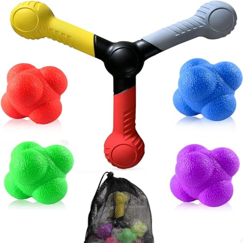 Reaction Speed Training Tools Kit - Hand-Eye Coordination & Agility Balls