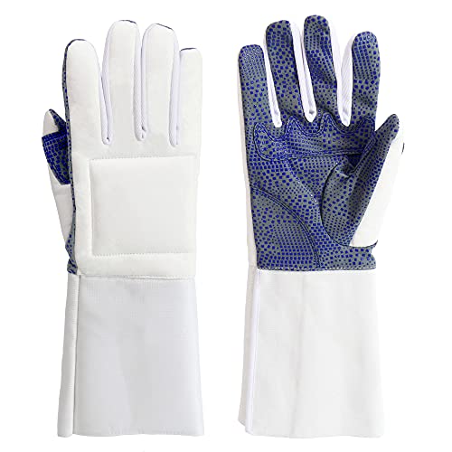 Fencing Glove Right Hand Small - Anti-Slip PU with Shock Absorption