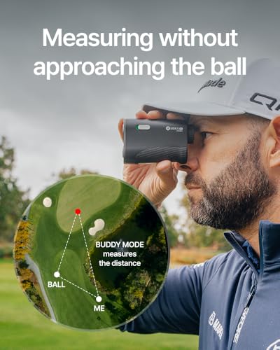 Golf Laser Rangefinder with Slope & Magnetic Mount - 1093 Yards