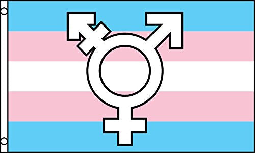 Transgender Symbol Flag - 3x5 Ft Poly with Grommets
