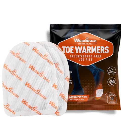 Toes Warmer - 80 Count, 10 Pairs of Disposable Foot Warmers