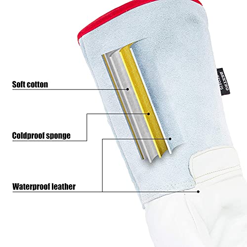 BEETRO -292¢µ/-180¡É or Above Antifreeze Gloves for Dry Ice Handling Liquid Nitrogen Sponge and Cotton Inner