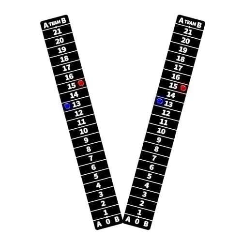 Cornhole Scoreboard with Magnetic Installation - 2 Vertical Scoreboards
