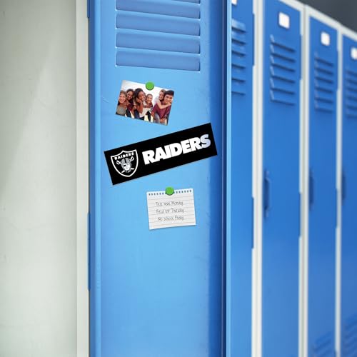 Las Vegas Raiders NFL Team Spirit Magnet - 4 x 10 Car & Home Décor