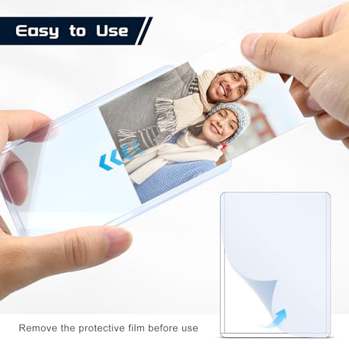 Hard Plastic Card Top Loaders - 3x4 Inch Trading Card Sleeves - 15 Pack